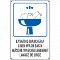 Cartello "LAVATOIO BIANCHERIA"