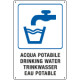 Cartello "ACQUA POTABILE"