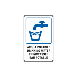 Cartello "ACQUA POTABILE"