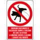 Cartello "CHIEDIAMO GENTILMENTE DI RACCOGLIERE "