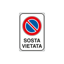 Cartello sosta vietata