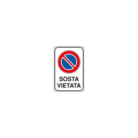 Cartello sosta vietata