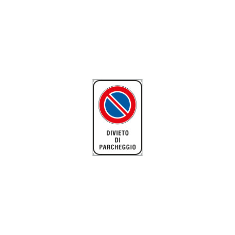 Cartello Divieto di parcheggio