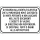 Cartello alluminio parcheggio non custodito