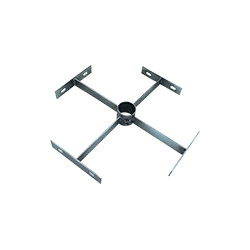 Kit staffe x palo mm48+ bulloni x montaggio 4 tabelle scat. non incluse