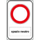 Cartello divieto di accesso Spazio scrivibile