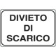 Cartello DIVIETO DI SCARICO