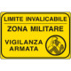 Cartello LIMITE INVALICABILE