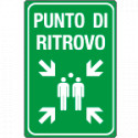 Cartello PUNTO DI RITROVO