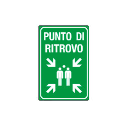 Cartello PUNTO DI RITROVO