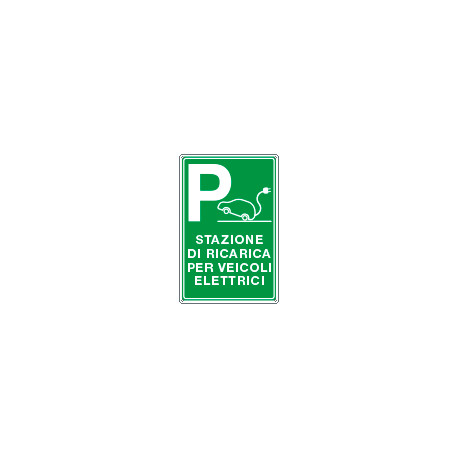 Cartello Stazione di ricarica per veicoli elettrici