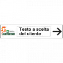 Cartello agriturismo regione lombardia con freccia
