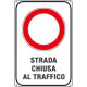 Cartello strada chiusa al traffico