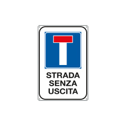 Cartello Strada senza uscita