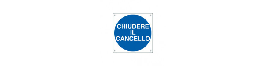 SEGNALETICA DI OBBLIGO